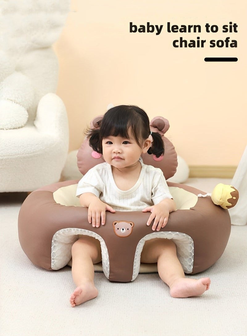 Baby Sitting Support Seat Sofa, Baby Sofa Learn Sitting Chair, Baby Sitting Chair, Infant Sit-up Sofa, Infant Floor Seat With Back Support, Toddler Activity and Feeding Seat, Gift for Kids Boy Girl - Image 2